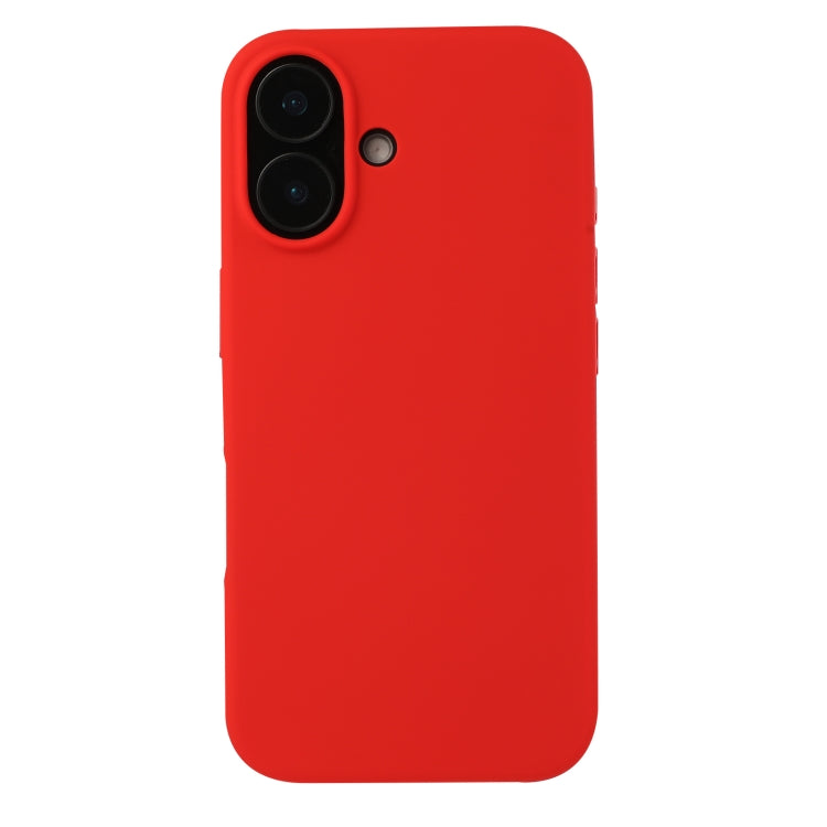 For iPhone 16 Plus Liquid Silicone Phone Case(Red) - iPhone 16 Plus Cases by PMC TechLife | Online Shopping South Africa | PMC TechLife | Buy Now Pay Later Mobicred
