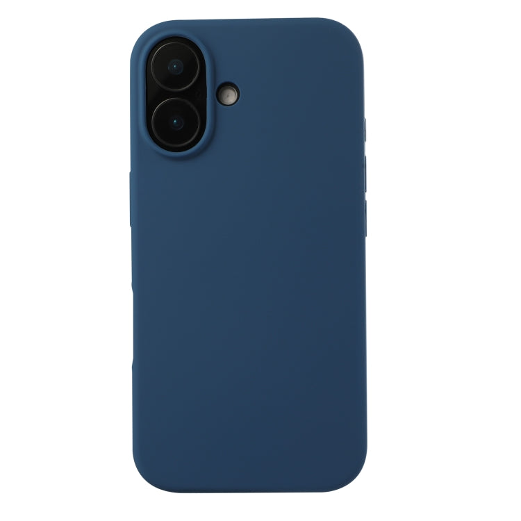 For iPhone 16 Plus Liquid Silicone Phone Case(Blue) - iPhone 16 Plus Cases by PMC TechLife | Online Shopping South Africa | PMC TechLife | Buy Now Pay Later Mobicred