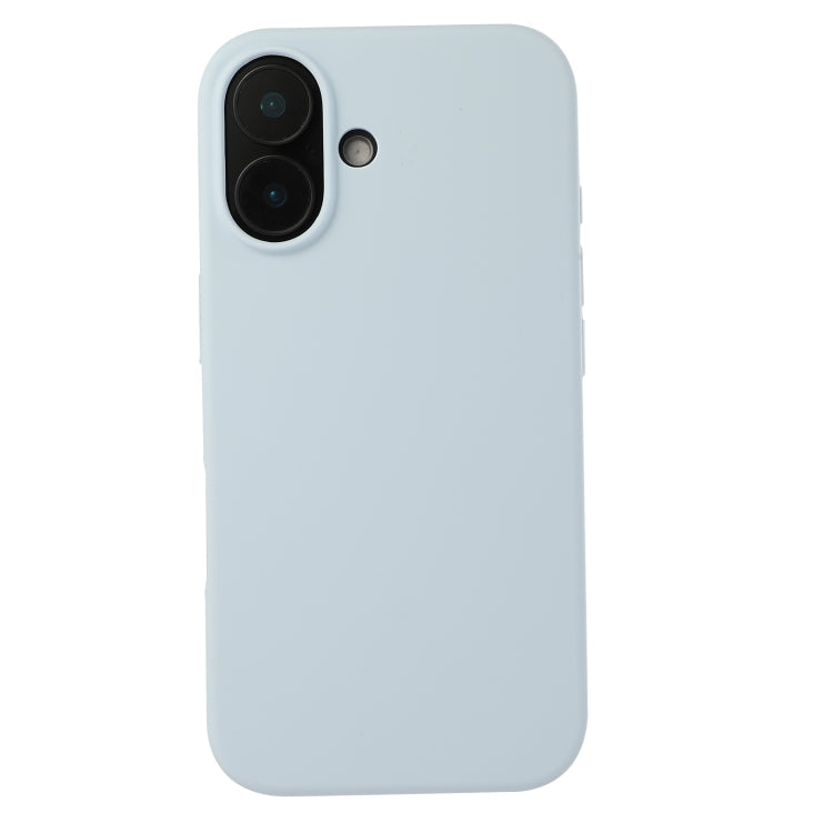 For iPhone 16 Plus Liquid Silicone Phone Case(Sky Blue) - iPhone 16 Plus Cases by PMC TechLife | Online Shopping South Africa | PMC TechLife | Buy Now Pay Later Mobicred