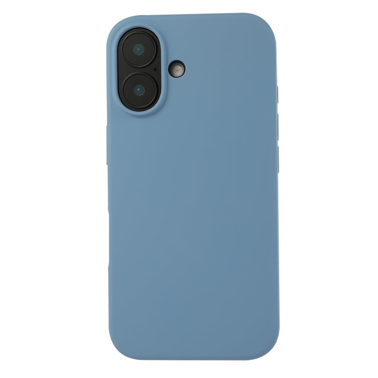 For iPhone 16 Plus Liquid Silicone Phone Case(Azure Blue) - iPhone 16 Plus Cases by PMC TechLife | Online Shopping South Africa | PMC TechLife | Buy Now Pay Later Mobicred