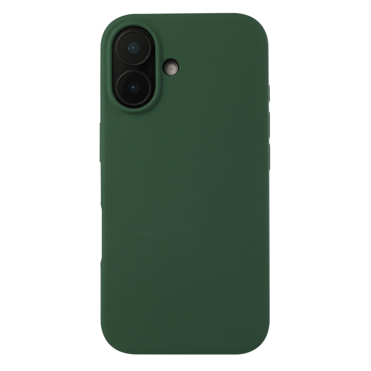 For iPhone 16 Plus Liquid Silicone Phone Case(Clover Green) - iPhone 16 Plus Cases by PMC TechLife | Online Shopping South Africa | PMC TechLife | Buy Now Pay Later Mobicred