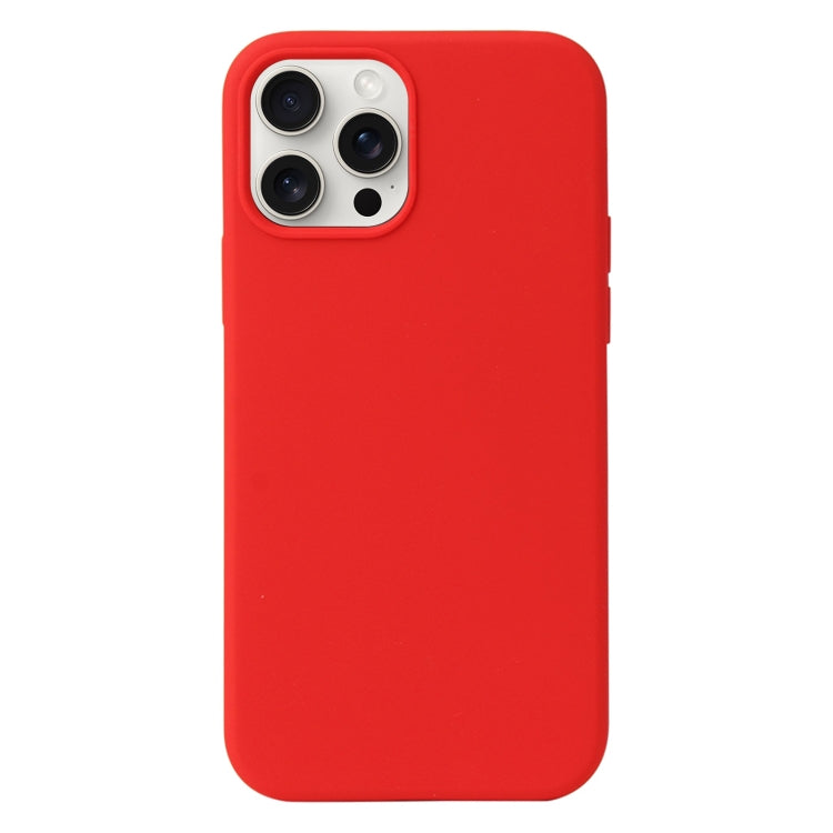 For iPhone 16 Pro Liquid Silicone Phone Case(Red) - iPhone 16 Pro Cases by PMC TechLife | Online Shopping South Africa | PMC TechLife | Buy Now Pay Later Mobicred