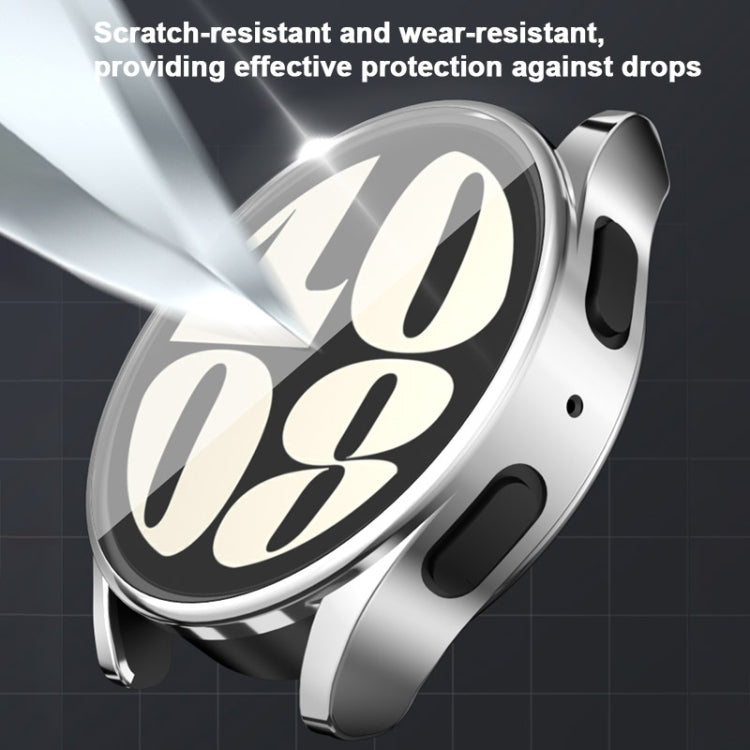 For Samsung Galaxy Watch FE 40mm Full Coverage Electroplated TPU Watch Protective Case(Pink) - Watch Cases by PMC TechLife | Online Shopping South Africa | PMC TechLife | Buy Now Pay Later Mobicred