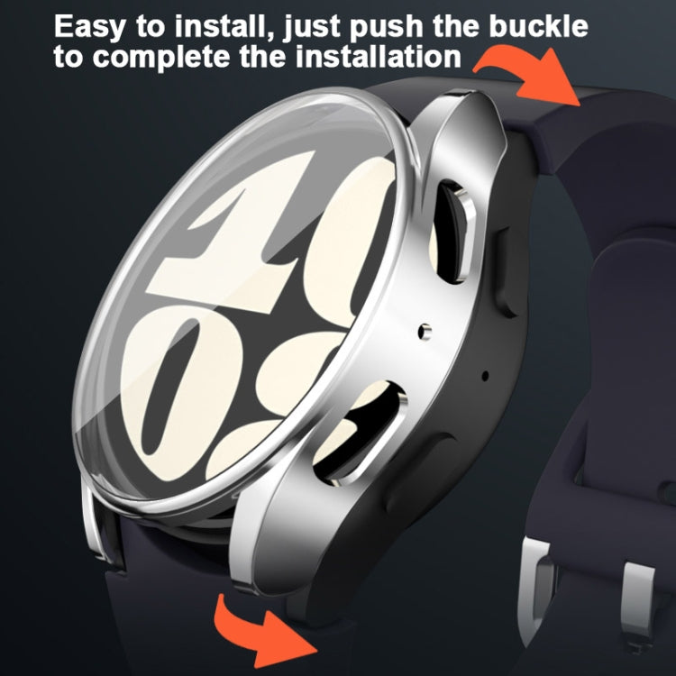 For Samsung Galaxy Watch FE 40mm Full Coverage Electroplated TPU Watch Protective Case(Rose Gold) - Watch Cases by PMC TechLife | Online Shopping South Africa | PMC TechLife | Buy Now Pay Later Mobicred