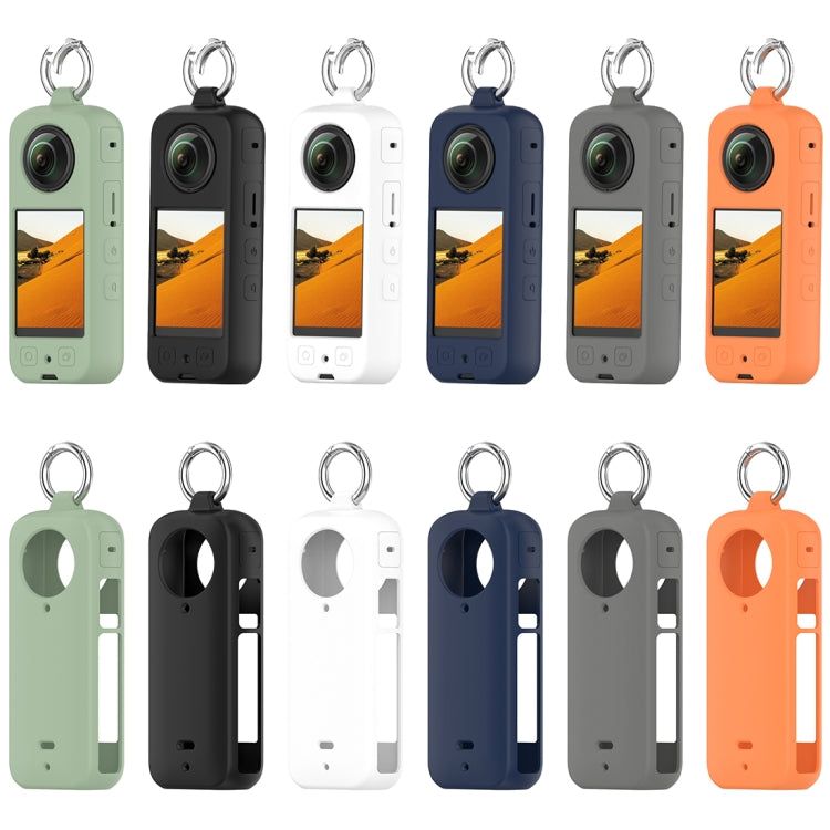 For Insta360 X3 Portable Silicone Protective Case(Ice Green) - Case & Bags by PMC TechLife | Online Shopping South Africa | PMC TechLife | Buy Now Pay Later Mobicred