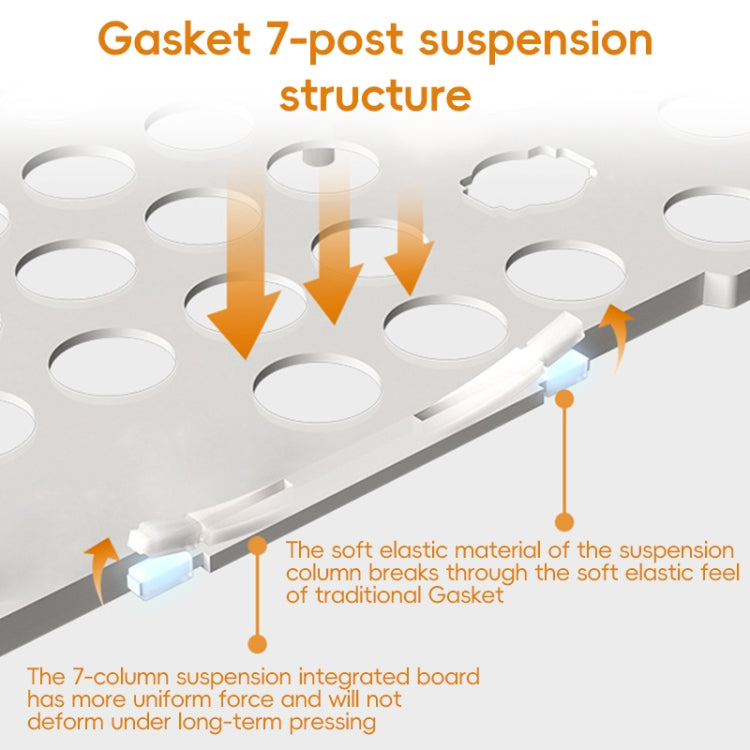 LANGTU L98 Wired RGB Gaming Keyboard(Cream White) - free shipping - PMC Jewellery - Order now!