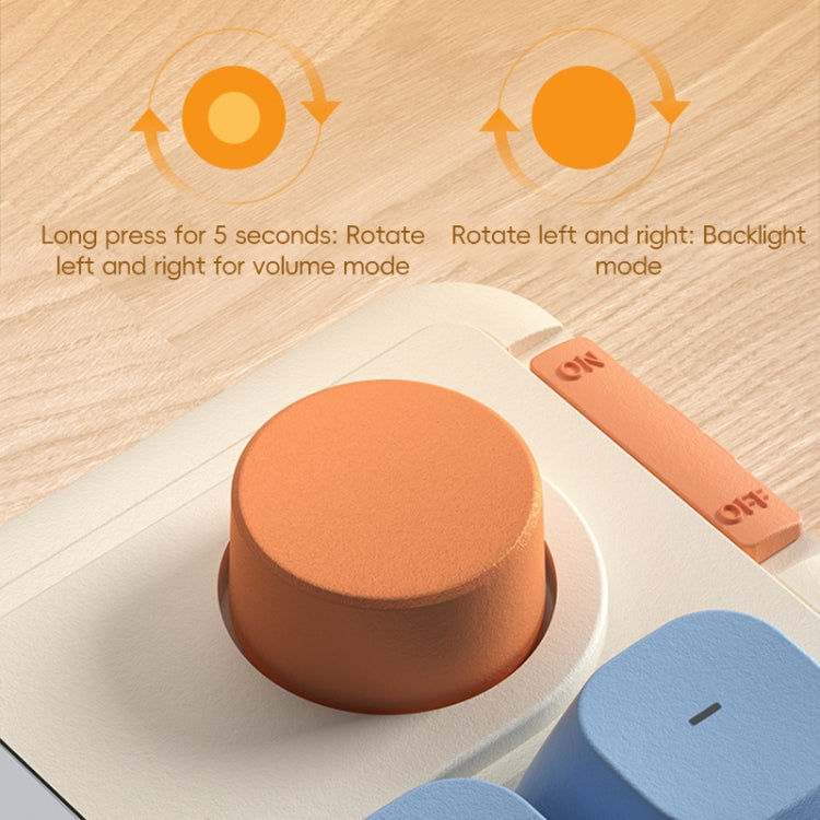 LANGTU L98 Wired RGB Gaming Keyboard(Blue White) - Wired Keyboard by LANGTU | Online Shopping South Africa | PMC Jewellery | Buy Now Pay Later Mobicred