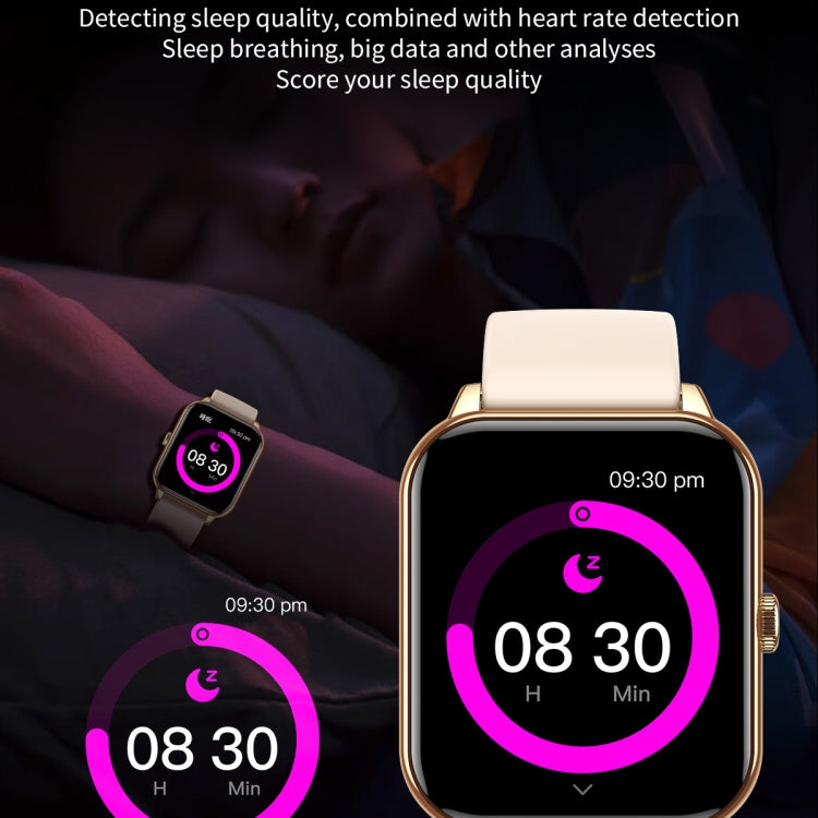 CY13 1.9 inch IPS Square Screen Smart Watch Supports Bluetooth Calls / Health Monitoring(Gold) - Smart Watches by PMC TechLife | Online Shopping South Africa | PMC TechLife | Buy Now Pay Later Mobicred