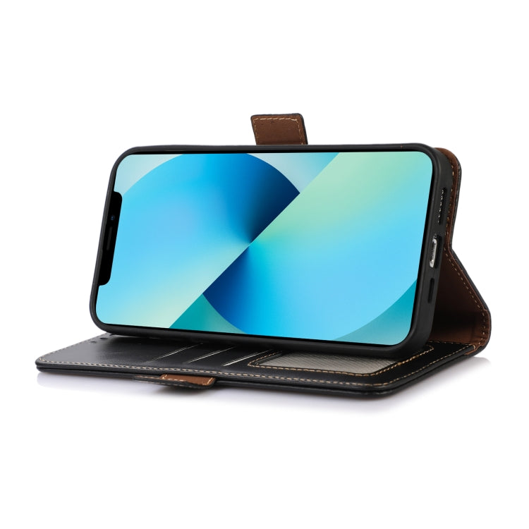 For Sony Xperia 5 VI Magnetic Crazy Horse Texture Genuine Leather RFID Phone Case(Black) - Sony Cases by PMC TechLife | Online Shopping South Africa | PMC TechLife | Buy Now Pay Later Mobicred