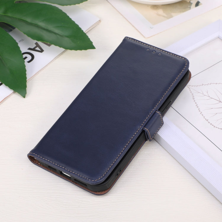 For Sony Xperia 5 VI Magnetic Crazy Horse Texture Genuine Leather RFID Phone Case(Blue) - Sony Cases by PMC TechLife | Online Shopping South Africa | PMC TechLife | Buy Now Pay Later Mobicred