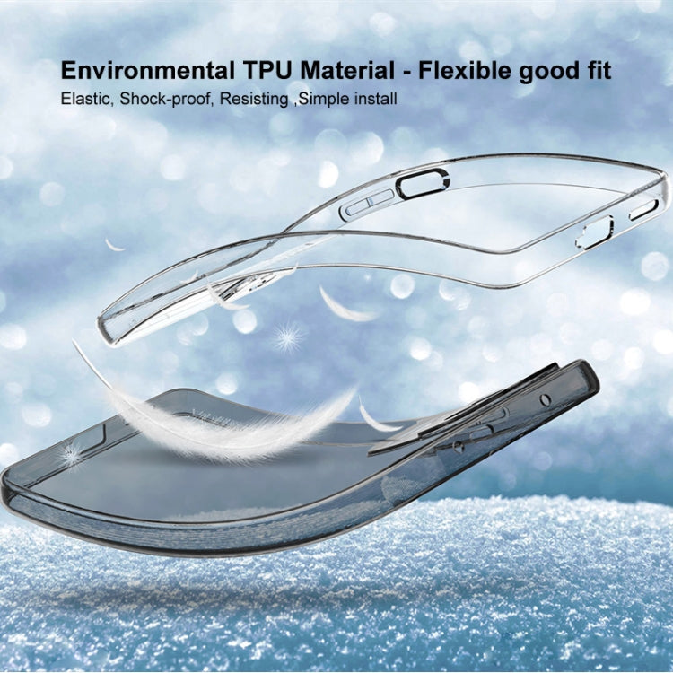 For Google Pixel 9 Pro IMAK UX-5 Series Transparent Shockproof TPU Protective Phone Case(Transparent  Black) - Google Cases by imak | Online Shopping South Africa | PMC TechLife | Buy Now Pay Later Mobicred