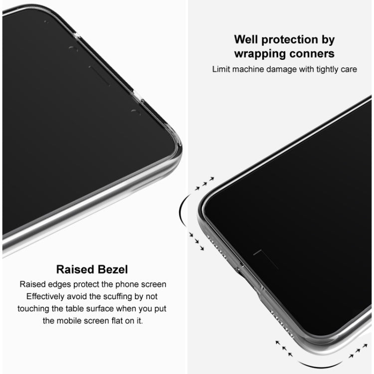 For Google Pixel 9 Pro XL IMAK UX-5 Series Transparent Shockproof TPU Protective Phone Case(Transparent  Black) - Google Cases by imak | Online Shopping South Africa | PMC TechLife | Buy Now Pay Later Mobicred