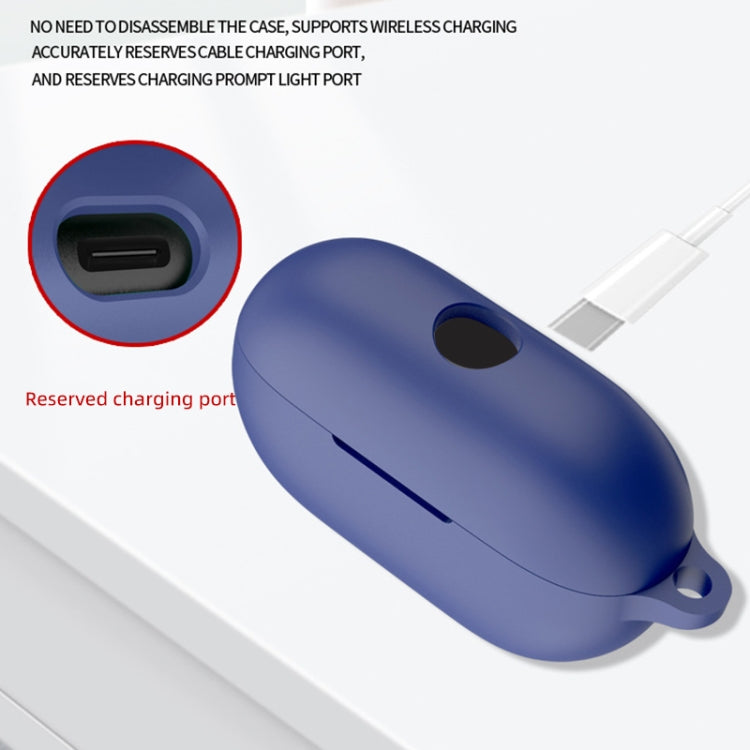 For Beats Solo Buds Wireless Earphones Silicone Protective Case with Hole(White) - Other Case by PMC Jewellery | Online Shopping South Africa | PMC Jewellery | Buy Now Pay Later Mobicred