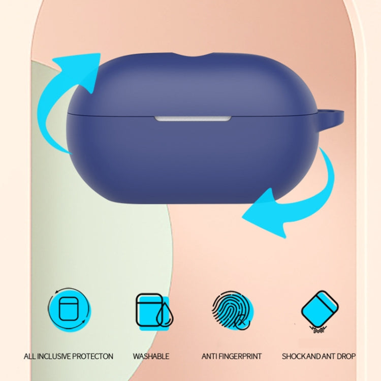 For Beats Solo Buds Wireless Earphones Silicone Protective Case with Hole(Midnight Blue) - Other Case by PMC Jewellery | Online Shopping South Africa | PMC Jewellery | Buy Now Pay Later Mobicred