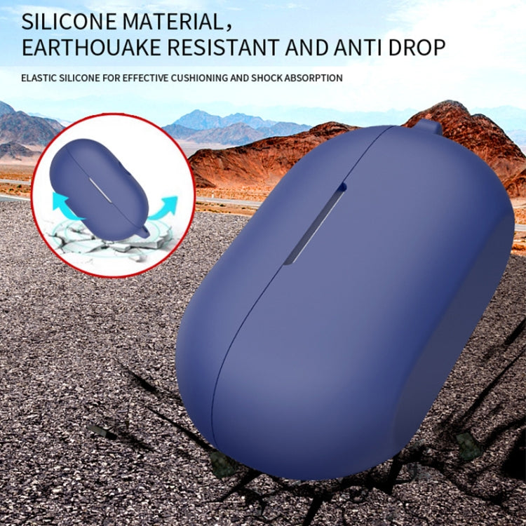 For Beats Solo Buds Wireless Earphones Silicone Protective Case with Hole(Midnight Blue) - Other Case by PMC Jewellery | Online Shopping South Africa | PMC Jewellery | Buy Now Pay Later Mobicred