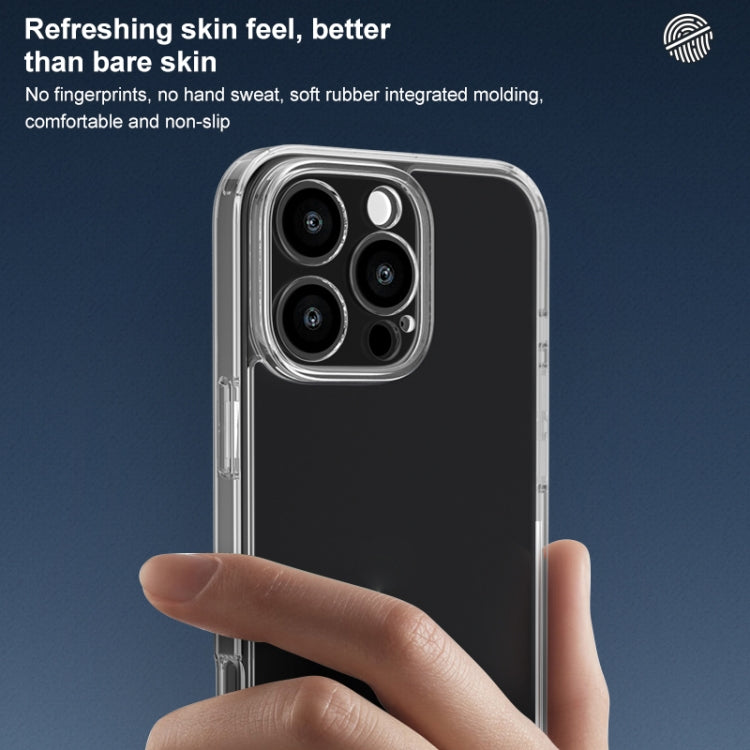 For iPhone 16 Pro Four Corner Airbag Transparent Glass Phone Case - iPhone 16 Pro Cases by PMC TechLife | Online Shopping South Africa | PMC TechLife | Buy Now Pay Later Mobicred