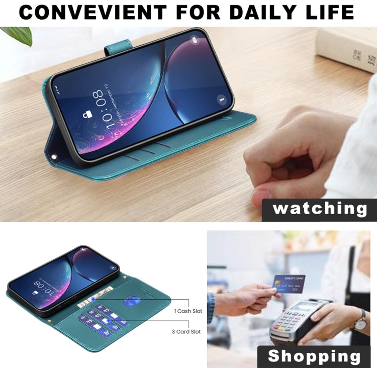 For iPhone 16 Square Texture Leather Phone Case(Green) - free shipping - PMC TechLife - Order now!