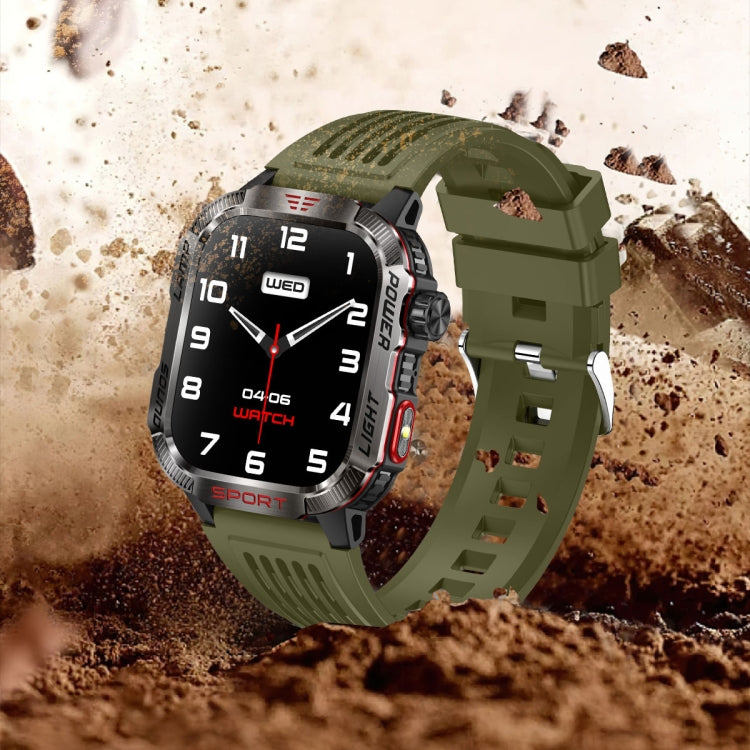 HT29 2.01 inch IPS Screen Triple Proof Smart Watch with Banknote Detector Light(Blue) - Smart Watches by PMC TechLife | Online Shopping South Africa | PMC TechLife | Buy Now Pay Later Mobicred