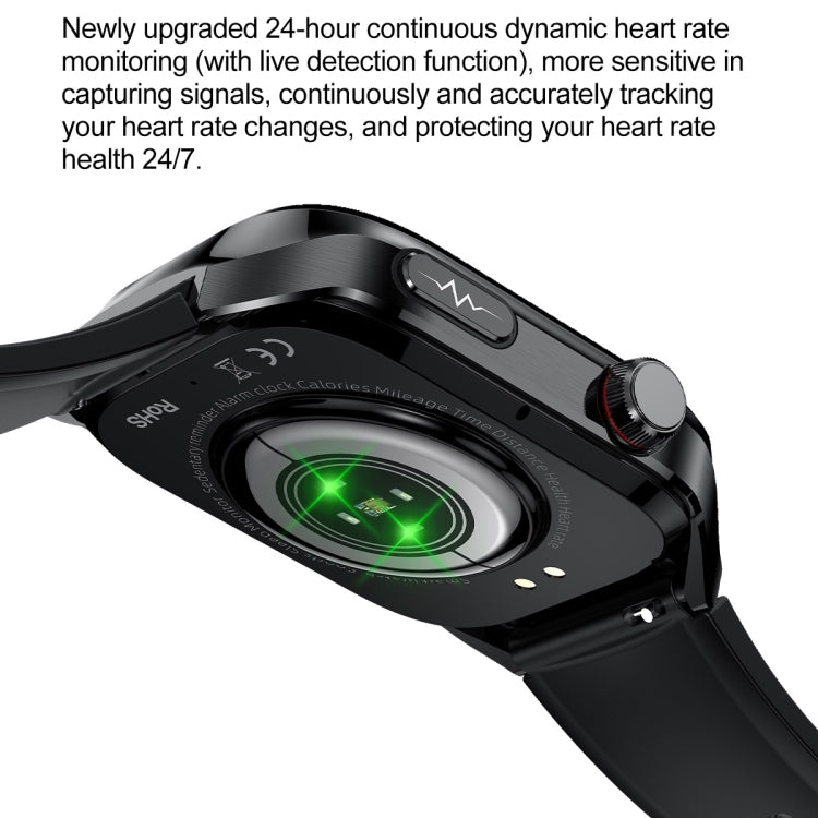 TK16 2.04 inch LCD Screen Steel Strap Smart Watch Supports Health Monitoring(Silver) - Smart Watches by PMC TechLife | Online Shopping South Africa | PMC TechLife | Buy Now Pay Later Mobicred