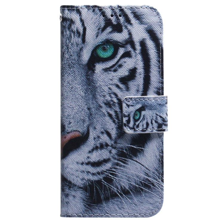 For Samsung Galaxy S25 Ultra 5G Coloured Drawing Flip Leather Phone Case(Tiger) - Galaxy S25 Ultra 5G Cases by PMC Jewellery | Online Shopping South Africa | PMC Jewellery | Buy Now Pay Later Mobicred