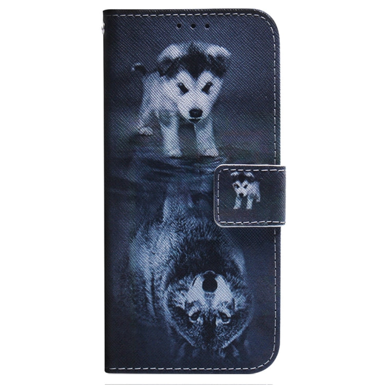 For Samsung Galaxy S25 Ultra 5G Coloured Drawing Flip Leather Phone Case(Wolf and Dog) - Galaxy S25 Ultra 5G Cases by PMC Jewellery | Online Shopping South Africa | PMC Jewellery | Buy Now Pay Later Mobicred