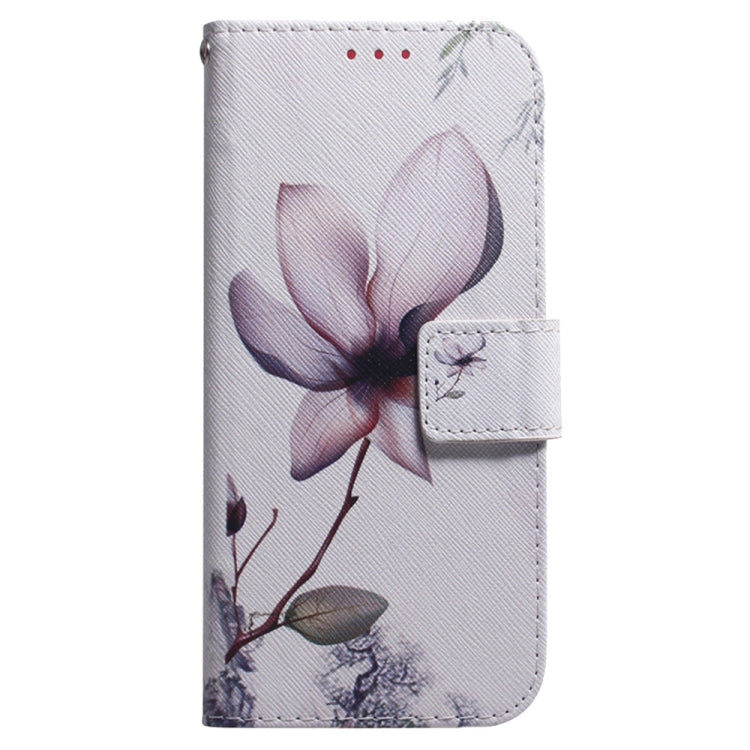 For Samsung Galaxy S25 Ultra 5G Coloured Drawing Flip Leather Phone Case(Magnolia) - Galaxy S25 Ultra 5G Cases by PMC Jewellery | Online Shopping South Africa | PMC Jewellery | Buy Now Pay Later Mobicred