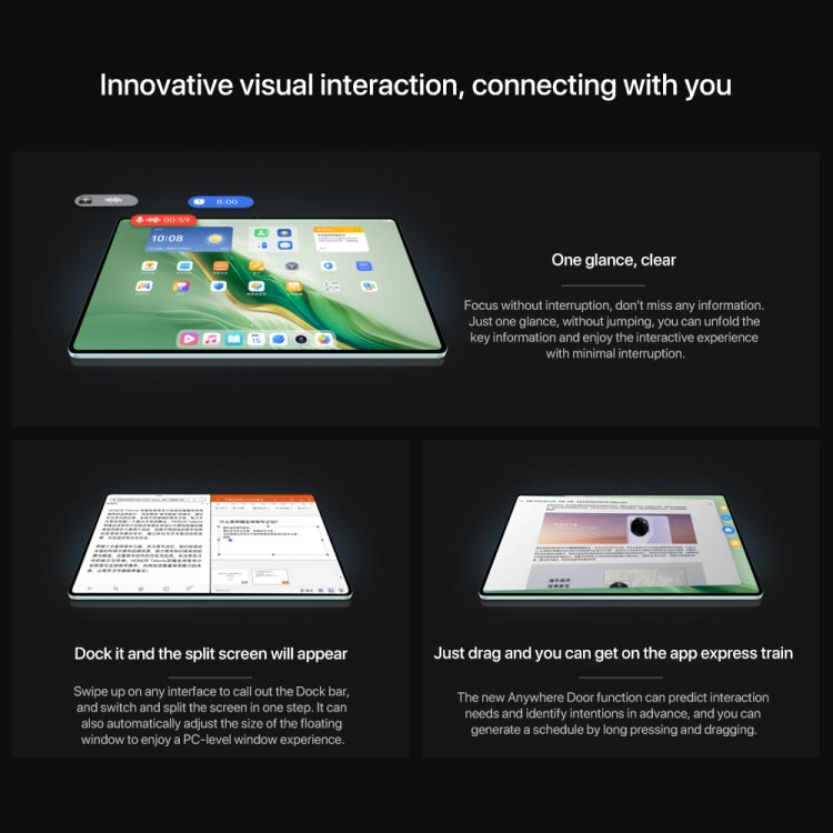 Honor MagicPad2 WiFi Tablet PC, 8GB+256GB, 12.3 inch MagicOS 8.0.1 Qualcomm Snapdragon 8s Gen 3 Octa Core(Black) - free shipping - PMc TechLife - Order now!