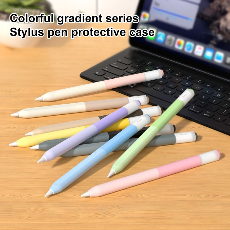 For Apple Pencil USB-C Gradient Silicone Stylus Protective Case(Blue) - Pencil Accessories by PMC Jewellery | Online Shopping South Africa | PMC Jewellery | Buy Now Pay Later Mobicred