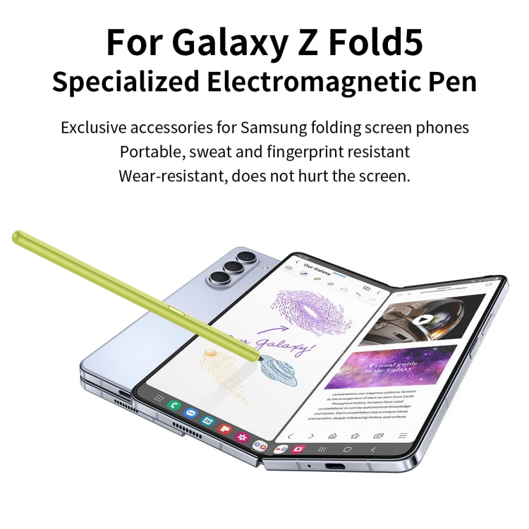 For Samsung Galaxy Z Fold5 Special Electromagnetic Stylus Pen(Green) - Stylus Pen by PMC TechLife | Online Shopping South Africa | PMC TechLife | Buy Now Pay Later Mobicred