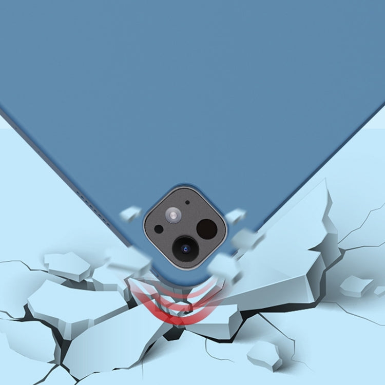 For iPad Pro 11 2024 Mutural Silicone Microfiber Tablet Case(Midnight Blue) - free shipping - PMc TechLife - Order now!