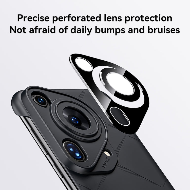 For Huawei Pura 70 Borderless Upshrink Camera Protection Magnetic Phone Case(Silver) - free shipping - PMC Jewellery - Order now!