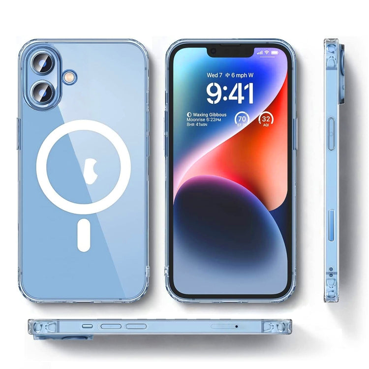 For iPhone 16 Pro ViLi MAG-C Series MagSafe Magnetic PC + TPU Phone Case(Transparent) - iPhone 16 Pro Cases by ViLi | Online Shopping South Africa | PMC TechLife | Buy Now Pay Later Mobicred