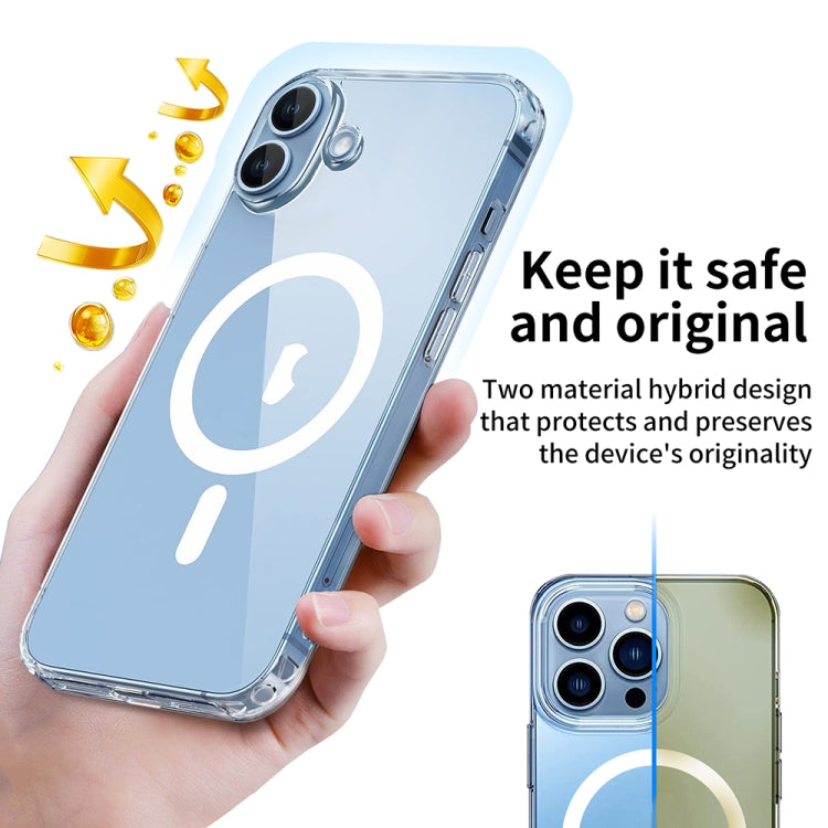 For iPhone 16 ViLi MAG-C Series MagSafe Magnetic PC + TPU Phone Case(Transparent) - iPhone 16 Cases by ViLi | Online Shopping South Africa | PMC TechLife | Buy Now Pay Later Mobicred
