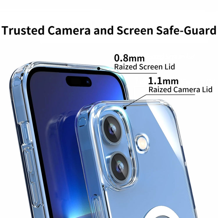 For iPhone 16 Pro ViLi MAG-C Series MagSafe Magnetic PC + TPU Phone Case(Transparent) - iPhone 16 Pro Cases by ViLi | Online Shopping South Africa | PMC TechLife | Buy Now Pay Later Mobicred