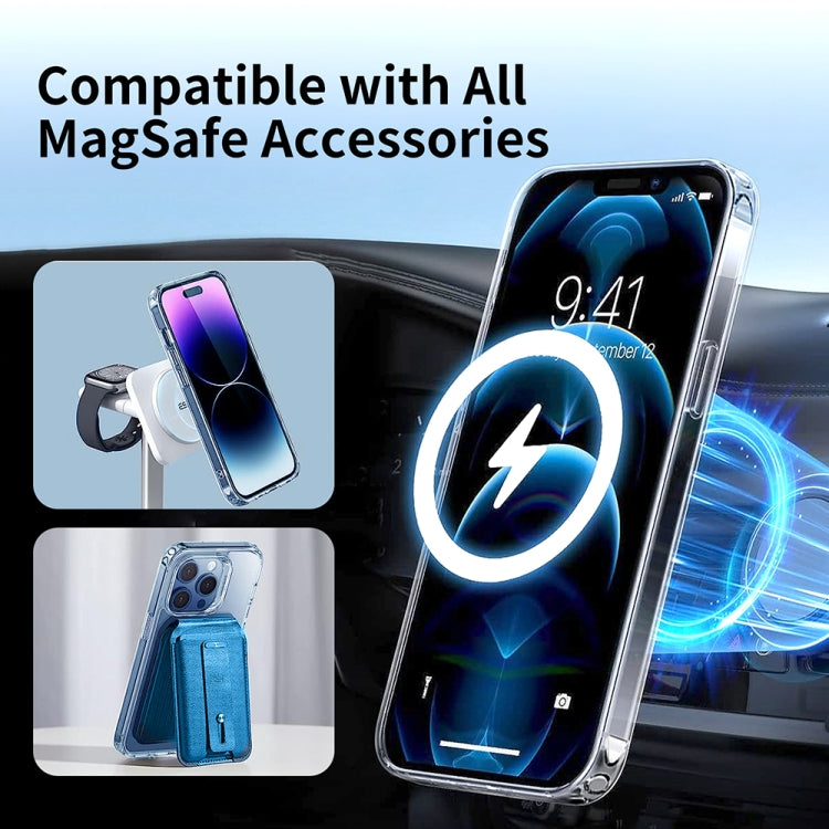 For iPhone 16 ViLi MAG-C Series MagSafe Magnetic PC + TPU Phone Case(Transparent) - iPhone 16 Cases by ViLi | Online Shopping South Africa | PMC TechLife | Buy Now Pay Later Mobicred