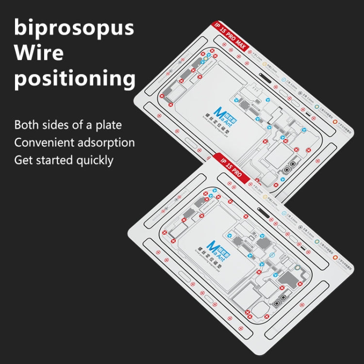 For iPhone 13 Pro MaAnt Double-sided Screw Positioning Flexible Soft Magnetic Pad - Magnetic Screws Mat by MaAnt | Online Shopping South Africa | PMC TechLife | Buy Now Pay Later Mobicred