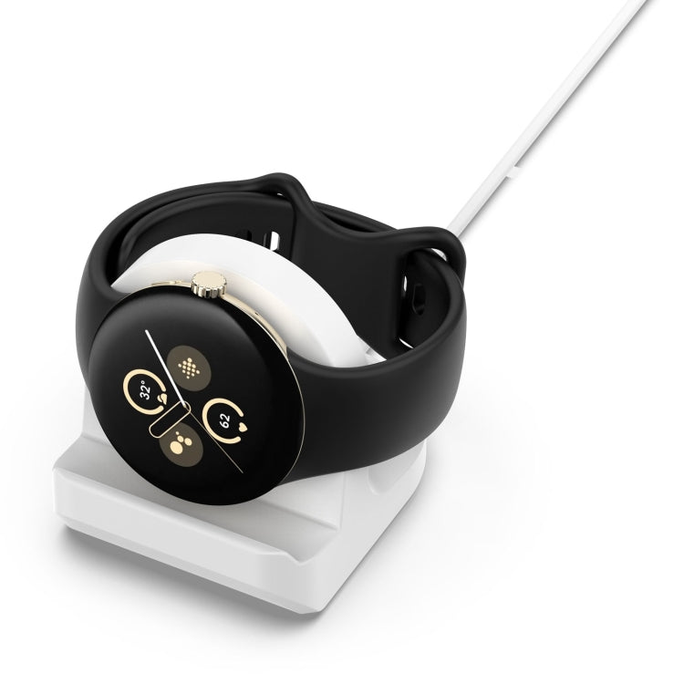 For Fitbit Ace LTE Smart Watch Silicone Charging Bracket(White) - Charger by PMC TechLife | Online Shopping South Africa | PMC TechLife | Buy Now Pay Later Mobicred