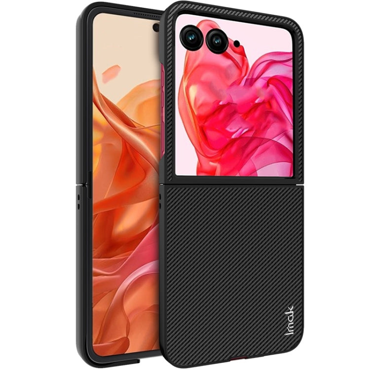 For Motorola Razr 50 Ultra / Razr+ 2024 imak Ruiyi Series Carbon Fiber PU + PC Phone Case - free shipping - PMC Jewellery - Order now!