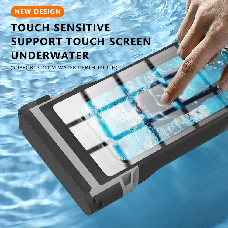 RedPepper 15m Depth Waterproof Phone Diving Pouch with Suction Cup(Black) - free shipping - PMC Jewellery - Order now!