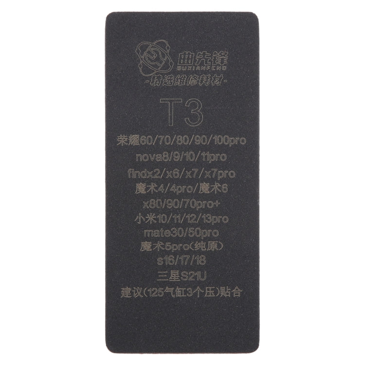 T3 Curved LCD Screen Bonding Mat - Working Mat by PMC TechLife | Online Shopping South Africa | PMC TechLife | Buy Now Pay Later Mobicred