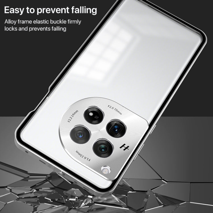 For OnePlus 13 Snap Buckle Single-sided Metal Frame Frosted Phone Case(Sierra Blue) - OnePlus Cases by PMC TechLife | Online Shopping South Africa | PMC TechLife | Buy Now Pay Later Mobicred