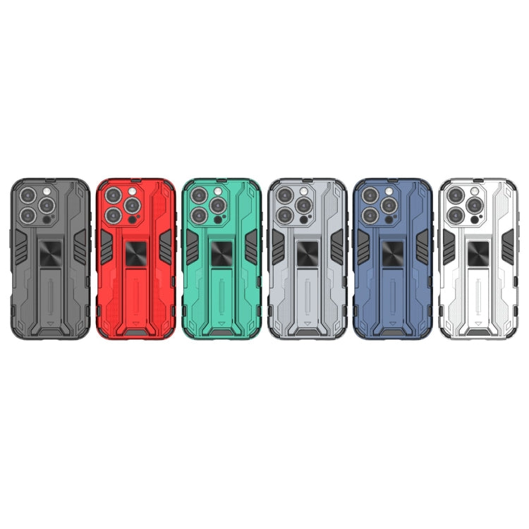 For iPhone 16 Pro Supersonic PC + TPU Holder Phone Case(Blue) - free shipping - PMC TechLife - Order now!