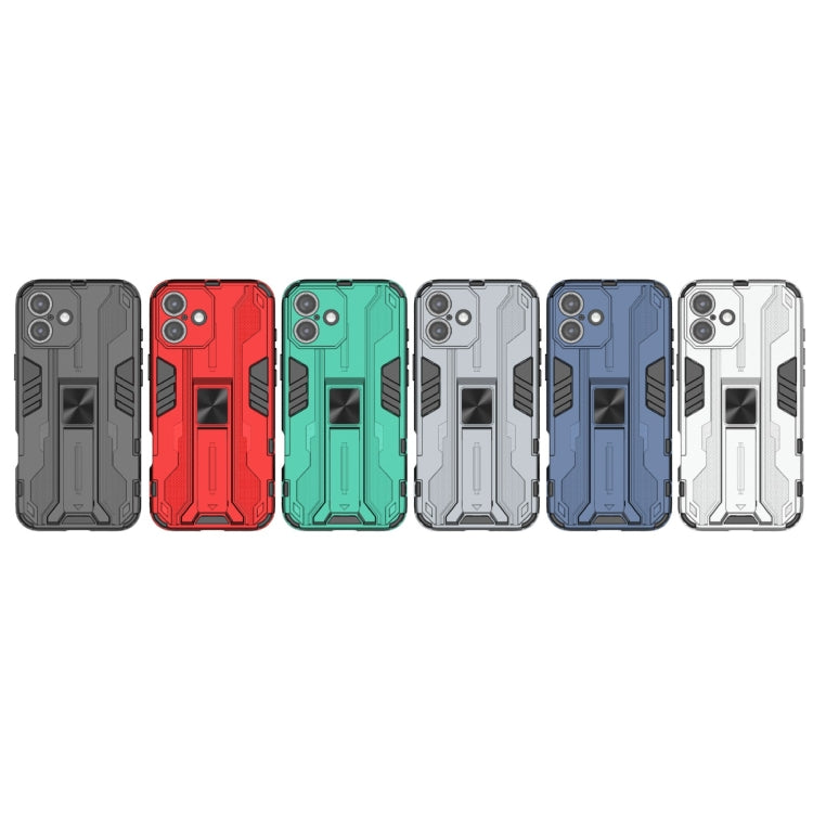 For iPhone 16 Plus Supersonic PC + TPU Holder Phone Case(Green) - iPhone 16 Plus Cases by PMC TechLife | Online Shopping South Africa | PMC TechLife | Buy Now Pay Later Mobicred