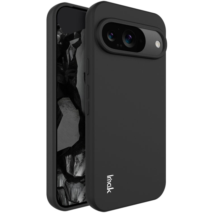 For Google Pixel 9 / Pixel 9 Pro IMAK UC-3 Series Shockproof Frosted TPU Phone Case(Black) - Google Cases by imak | Online Shopping South Africa | PMC TechLife | Buy Now Pay Later Mobicred
