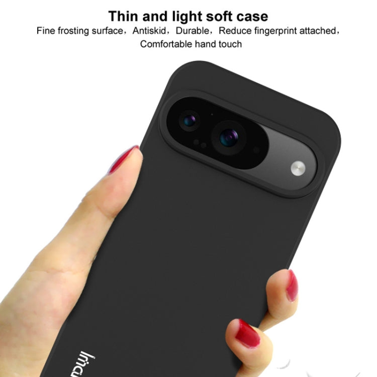 For Google Pixel 9 / Pixel 9 Pro IMAK UC-3 Series Shockproof Frosted TPU Phone Case(Black) - Google Cases by imak | Online Shopping South Africa | PMC TechLife | Buy Now Pay Later Mobicred