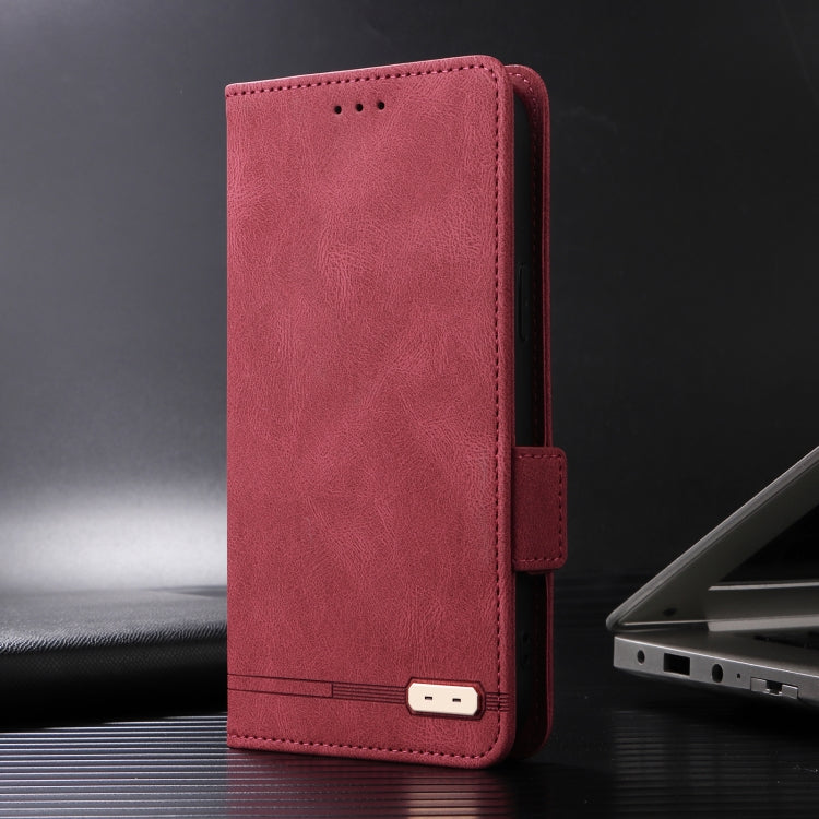 For iPhone 16 Pro Magnetic Clasp Leather Phone Case(Red) - iPhone 16 Pro Cases by PMC TechLife | Online Shopping South Africa | PMC TechLife | Buy Now Pay Later Mobicred