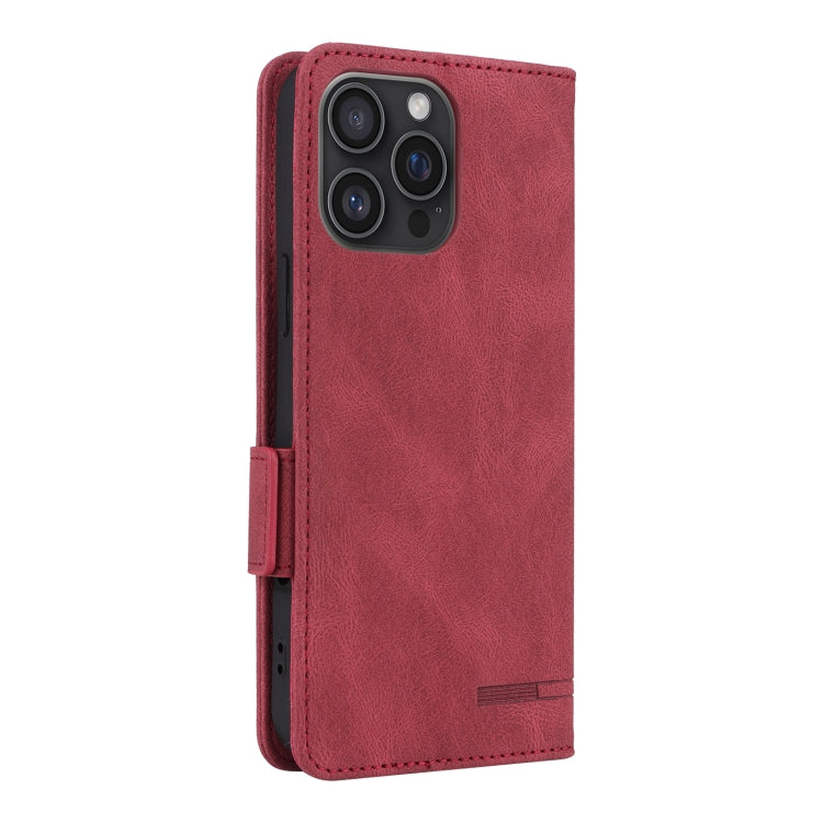 For iPhone 16 Pro Magnetic Clasp Leather Phone Case(Red) - iPhone 16 Pro Cases by PMC TechLife | Online Shopping South Africa | PMC TechLife | Buy Now Pay Later Mobicred
