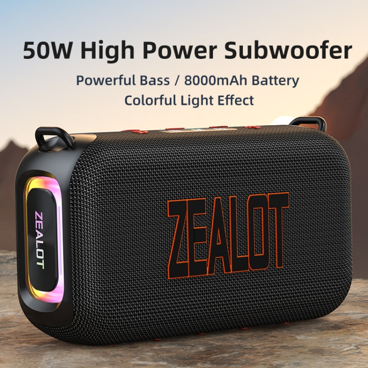 Zealot S85 50W Outdoor Waterproof Portable Bluetooth Speaker(Blue) - free shipping - PMC Jewellery - Order now!