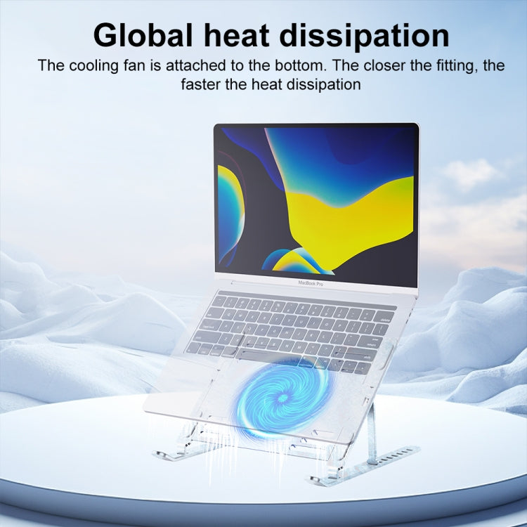 R- JUST HZ44 Aluminum Alloy Laptop Cooling Stand(Silver) - free shipping - PMC Jewellery - Order now!