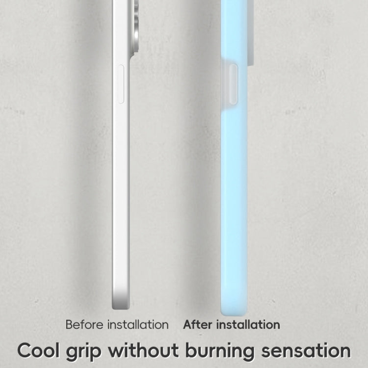 For iPhone 16 Pro Jelly Liquid Silicone MagSafe Magnetic Phone Case(White) - iPhone 16 Pro Cases by PMC TechLife | Online Shopping South Africa | PMC TechLife | Buy Now Pay Later Mobicred